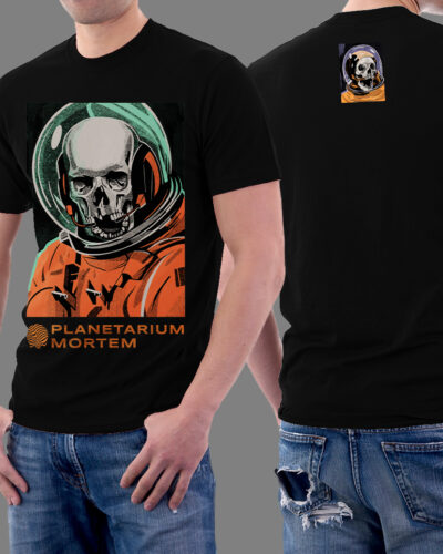 Space Death Skull Graphic T-shirt