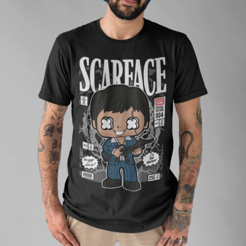 Scarface Tony Montana Vintage Graphic T-shirt