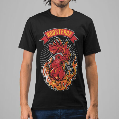 Roosterox Animal Graphic T-shirt