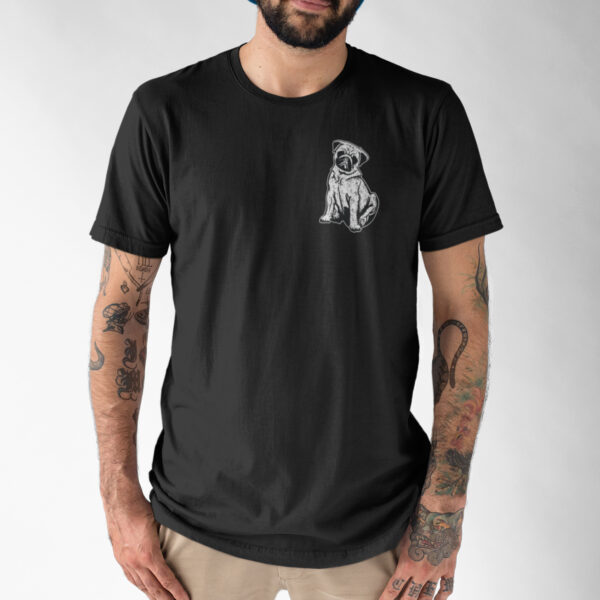 Pug Life Funny Animal Vintage Graphic T-shirt - Image 2