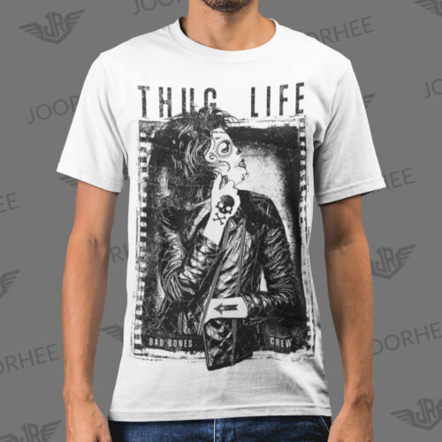 Thug Life Unique Vintage Graphic T-shirt