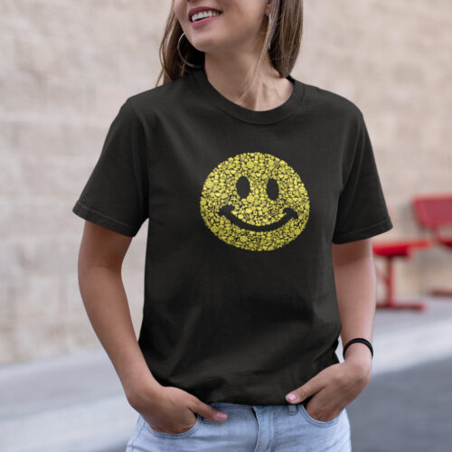 Smiley Typography Graphic T-shirt
