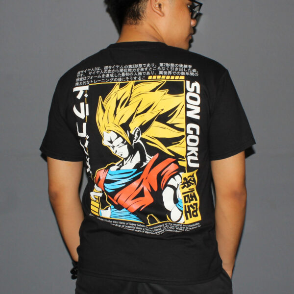 Son Goku Japanese Anime T-shirt - Image 3