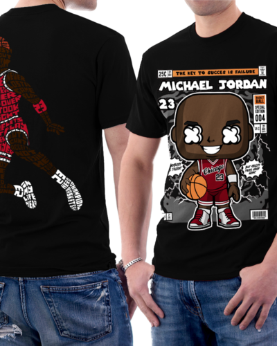 Michael J o r d a n Chibi Sports Graphic T-shirt