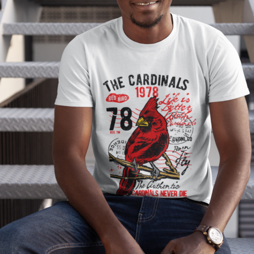 Cardinal Bird Animal Vintage T-shirt