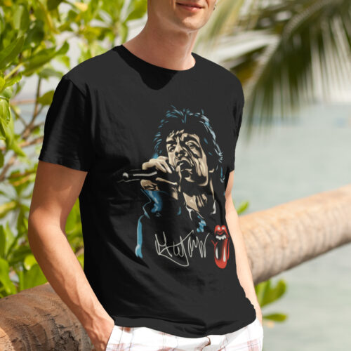 Mick Jagger Music Graphic T-shirt