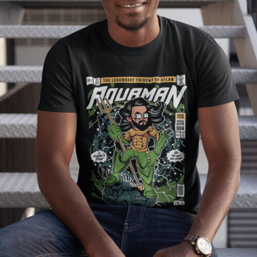 Aquaman Superhero Graphic T-shirt