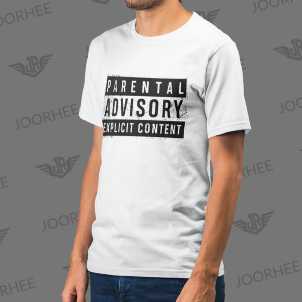 Parental Advisory Typography T-shirt - Image 5