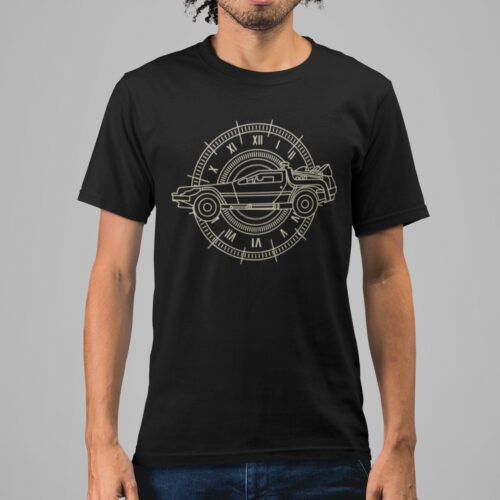 The Future Is Now Vintage Line Art Graphic T-shirt