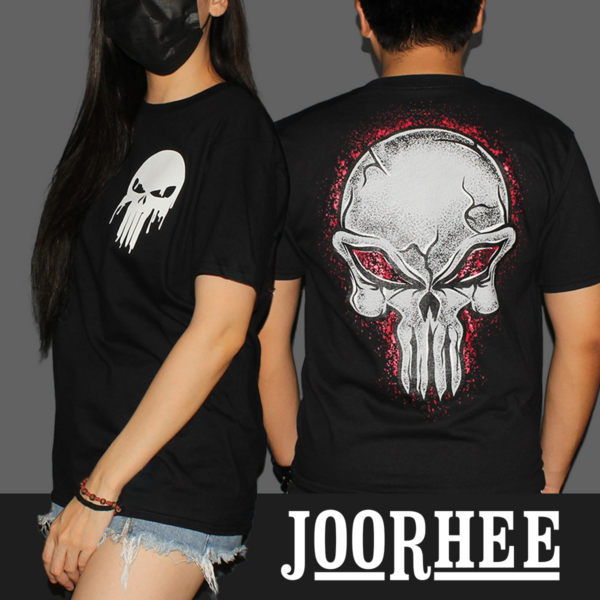 Skull Punisher Drama Graphic T-shirt