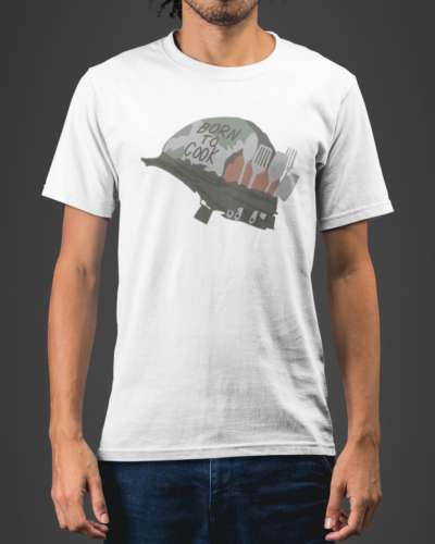Born To Cook Funny Graphic T-shirt