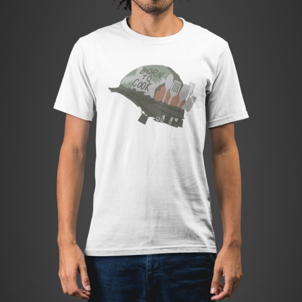 Born To Cook Funny Graphic T-shirt