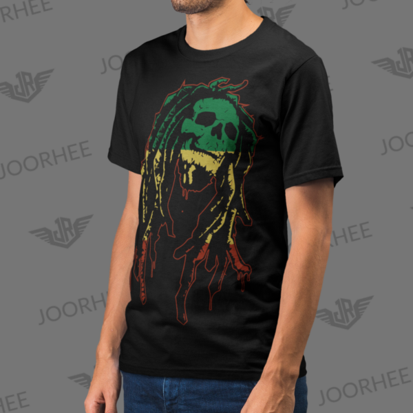 Bob Marley Flag Music T-shirt - Image 2