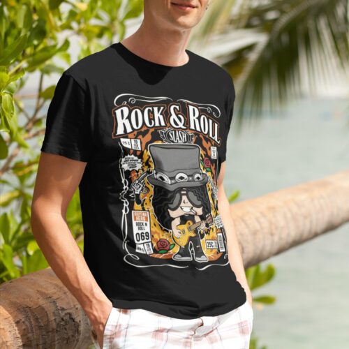 Slash Music Vintage Graphic T-shirt