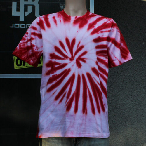 Color and White Spiral Tie Dye T-shirt