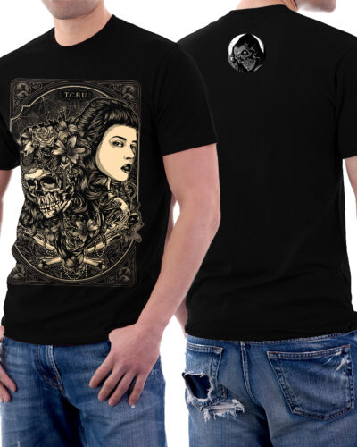 TCBU Chemistry Grunge Skull Graphic Design T-shirt