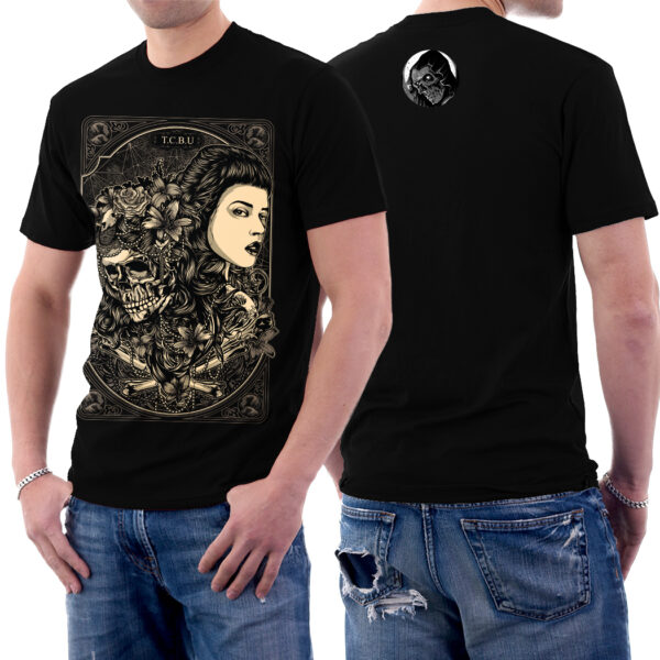 TCBU Chemistry Grunge Skull Graphic Design T-shirt