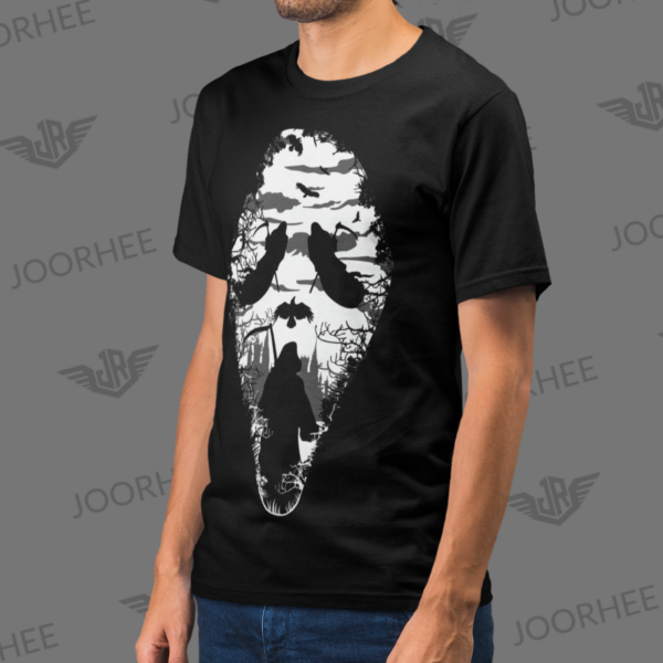 REAPER SCREAM Skull Grunge Movie T-shirt - Image 2
