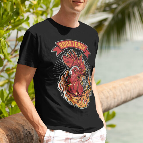 Roosterox Animal Graphic T-shirt