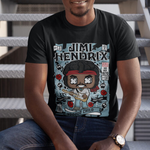 Jimmy Hendrix Music Graphic T-shirt
