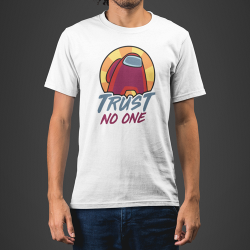Trust No One Gamer Graphic T-shirt