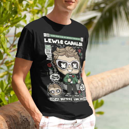 Lewis Capaldi Music Graphic T-shirt
