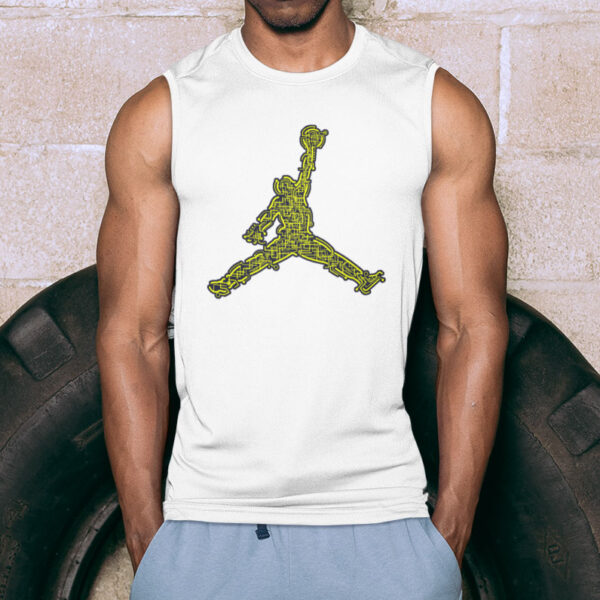 Electric Jump Basketball Tank top Sleeveless Muscle Shirt