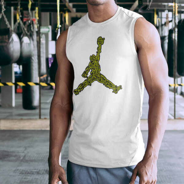 Electric Jump Basketball Tank top Sleeveless Muscle Shirt - Image 2