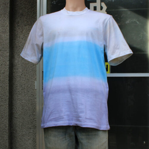 Soft Color Three Stripe Tie Dye T-shirt