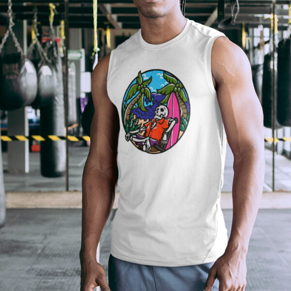 Paradise Beach Skull Tank top - Image 2