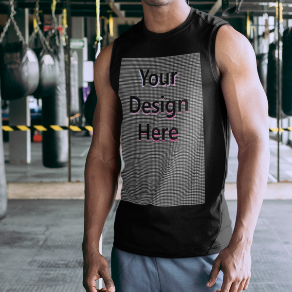 Custom Printed Tank top for Men - Image 2