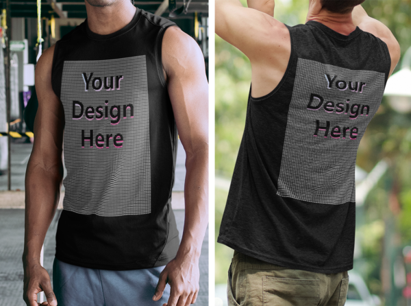 Custom Printed Tank top for Men