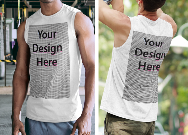 Custom Printed Tank top for Men - Image 4