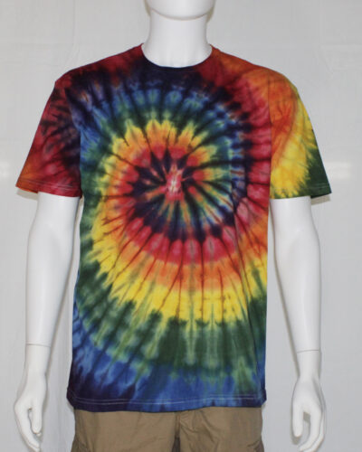 Tie Dye Spiral Rainbow Unisex T-shirt