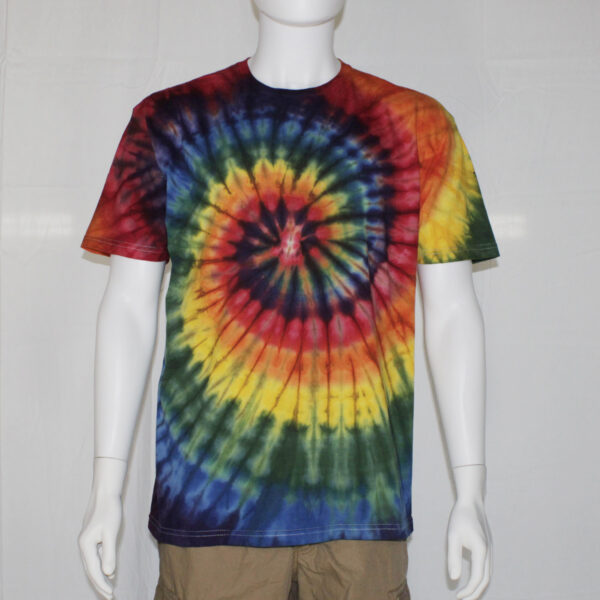 Tie Dye Spiral Rainbow Unisex T-shirt