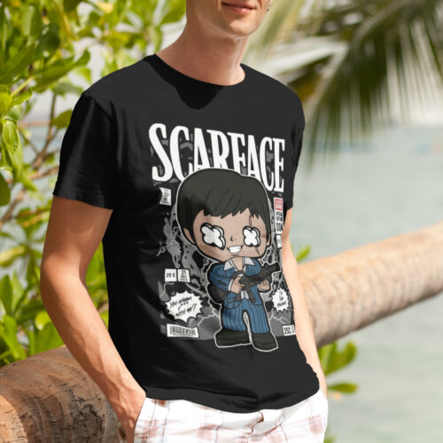 Scarface Tony Montana Vintage Graphic T-shirt