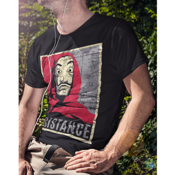 Money Heist Vintage Graphic T-shirt - Image 3