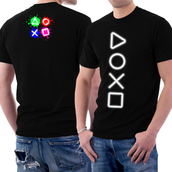 PlayStation Gamer Graphic Design T-shirt