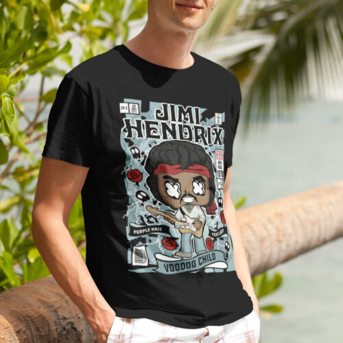 Jimmy Hendrix Music Graphic T-shirt