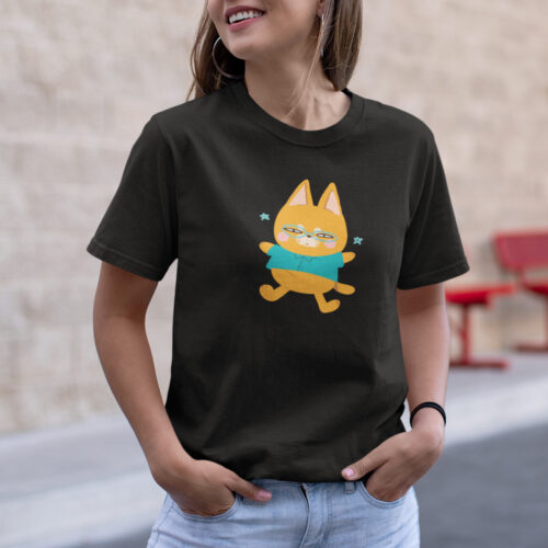 Cat Funny Animal Graphic T-shirt
