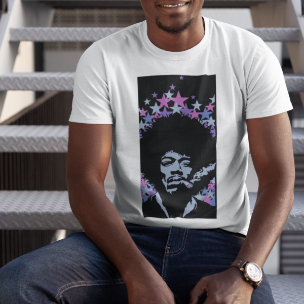 Jimi Hendrix Music Star T-shirt - Image 4