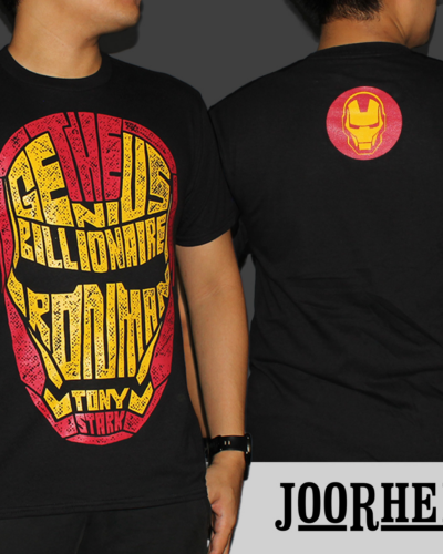 Iron Man Superhero Graphic T-shirt