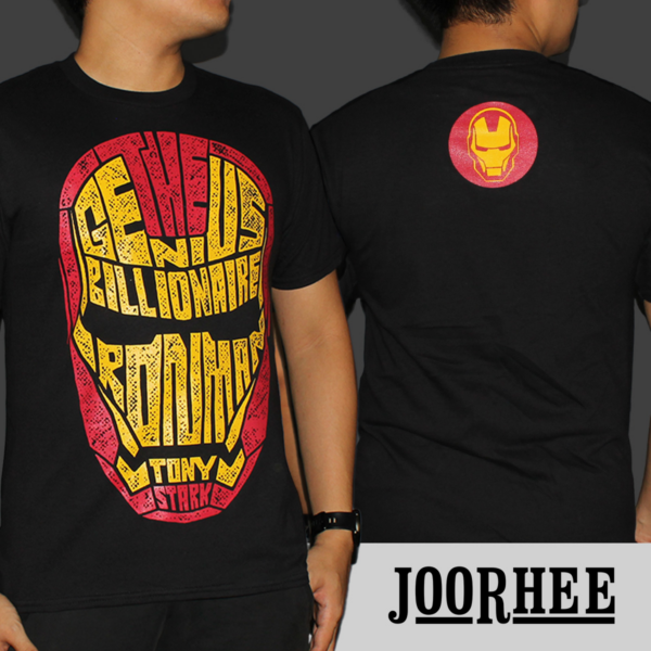 Iron Man Superhero Graphic T-shirt