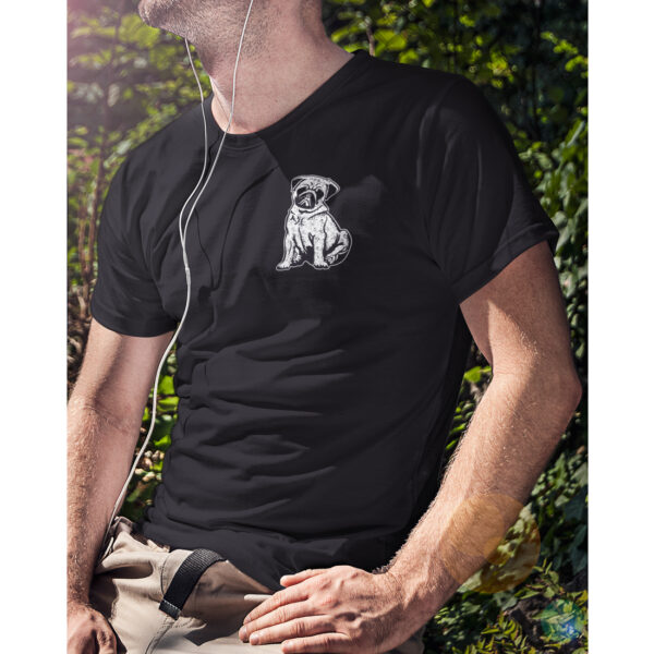 Pug Life Funny Animal Vintage Graphic T-shirt - Image 3