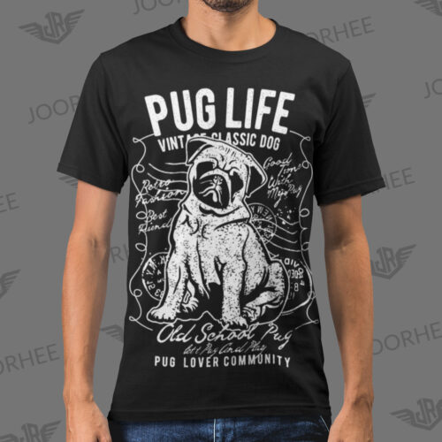 Pug Life Dog Animal Vintage T-shirt