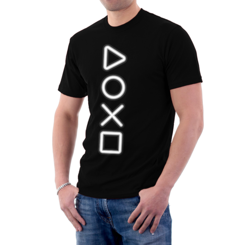 PlayStation Gamer Graphic Design T-shirt