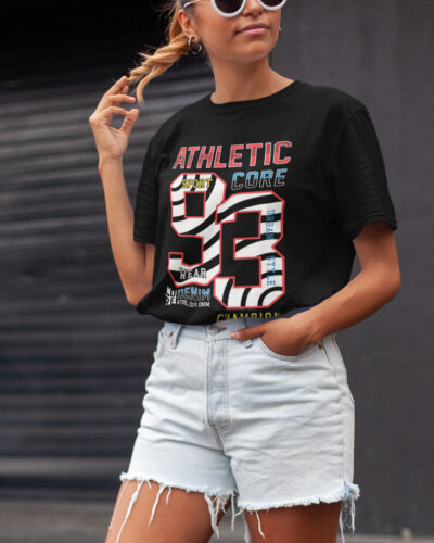 Athletic 93 Typography Graphic T-shirt