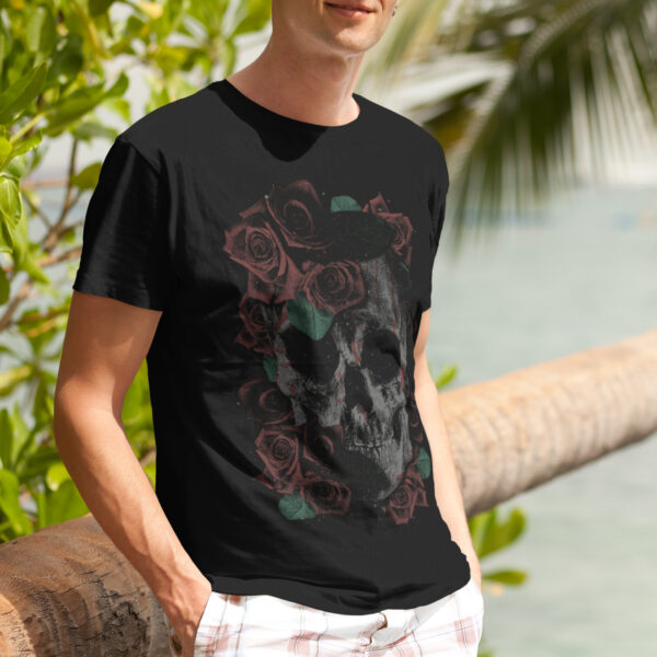 Death Skull Vintage Graphic T-shirt