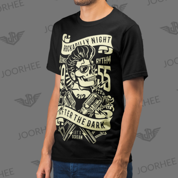 Rockabilly Night Music T-shirt - Image 2