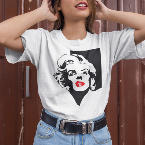 Marilyn 203 Line Art Graphic T-shirt